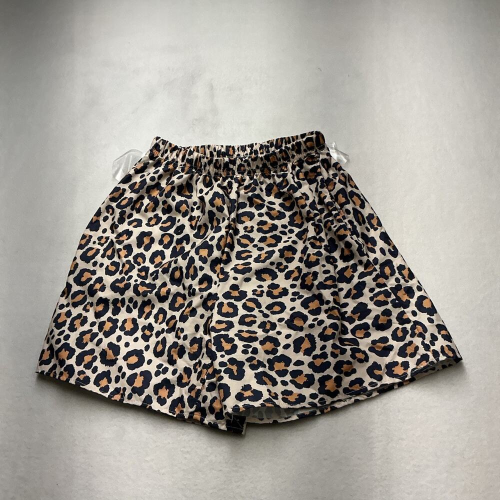 Leopard/Animal Print Women's Lounge Bottom Pajama Shorts Sz XL , 4060